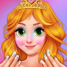 play Blonde Princess Jelly Nails Spa - Free Game At Playpink.Com