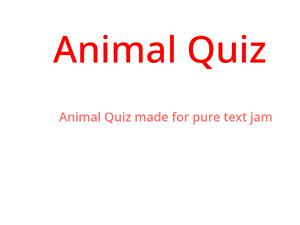 play Animals Quiz