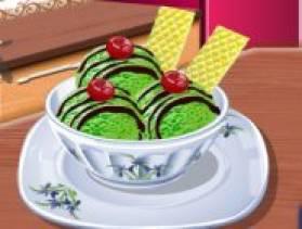 play Sara'S Cooking Class : Green Tea Ice Cream - Free Game At Playpink.Com