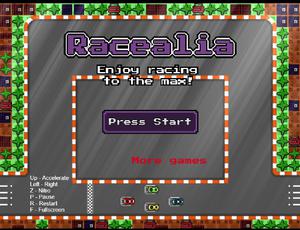 play Racealia - Enjoy Racing To The Max - A Gdevelop 5 Template