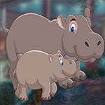 play Rescue The Vigorous Hippo Family