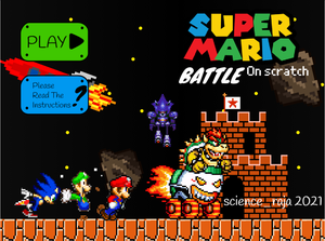 play Super Mario Battle On Itch (From Scratch)