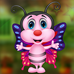 play Beautiful Smiling Butterfly Escape