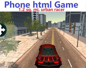 Urban Racer Phone Html Game 1.2 Sq. Mi.