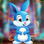 play Pg Cute Blue Rabbit Escape
