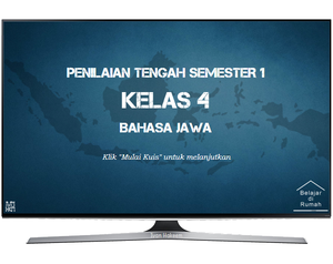 play Soal Penilaian Tengah Semester 1 Kelas 4 - Bahasa Jawa
