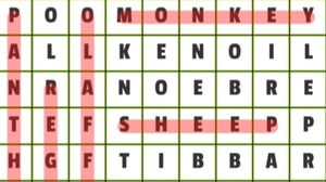 play Animals Word Search