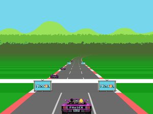 play Phaser Road Racer