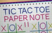 Tic Tac Toe: Paper Note 2