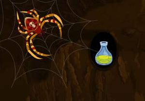 play Halloween Spider Cave Escape