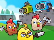 play Merge Cannon: Chicken Defense