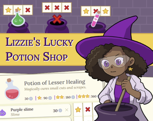play Lizzie'S Lucky Potion Shop (Ldjam Version)