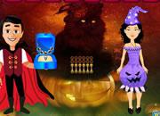 play Halloween Cat Forest 22