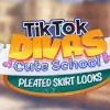 play Tiktok Divas Cute School Pleated Skirt Looks