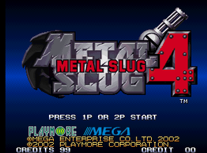 play Metal Slug 4