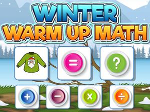 play Winter Warm Up Math