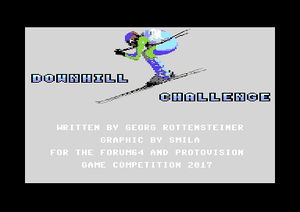 play Downhill Challenge (C64)