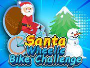 Santa Wheelie Bike Challenge