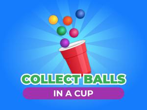 play Collect Balls In A Cup