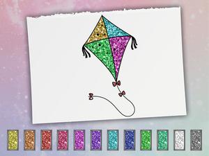 play Glitter Toys Coloring Book