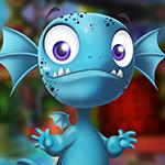 play Xmas Blue Dragon Escape