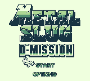 play Metal Slug - D-Mission - Game Boy Prototype