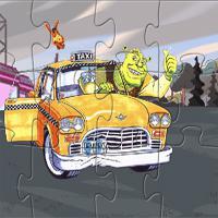 play Shrek-Cab-Puzzle