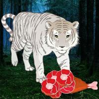 play Big-Feed The Hungry White Tiger Html5