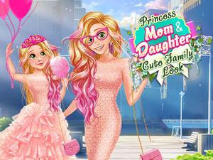 play Princess Mom Daughter Cute Family Look