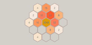 play Hexagon 2048