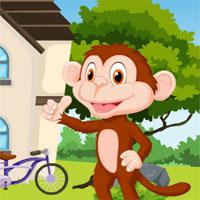 play Games4King-Cartoon-Monkey-Rescue