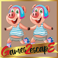 play G2E Twin Pigs Escape For Skating Html5