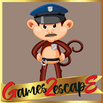 play G2E Monkey Police Officer Room Escape Html5