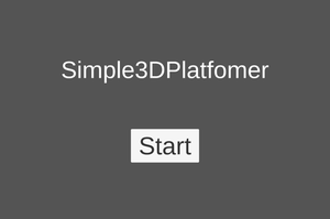 play Simple 3D Platformer