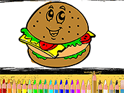 play Fast Food: Coloring Book