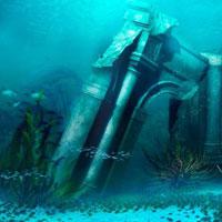 Big-Desolate Underwater Place Escape Html5