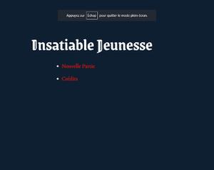 play Insatiable Jeunesse