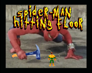 play Spider-Man Hitting Floor