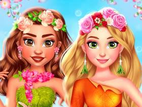 Bffs Flowers Inspired Fashion - Free Game At Playpink.Com