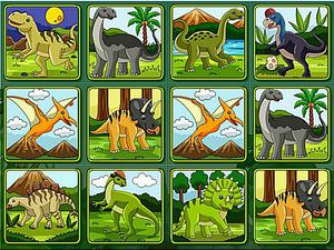 play Dino Memory