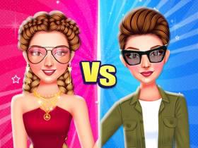 play Influencers Girly Vs Tomboy - Free Game At Playpink.Com