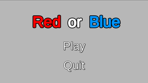 play Red Or Blue