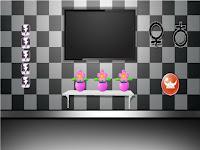 play G2M Checked Black House Escape Html5