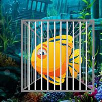 play Big-Underwater Yellow Fish Escape Html5