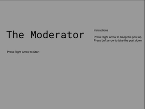 play The Moderator