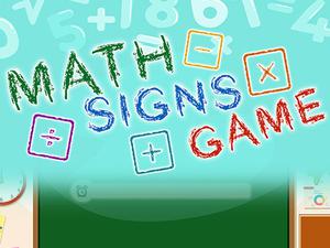 play Math Signs