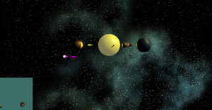 play Solar System Simulation With Some Rockets