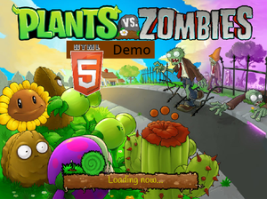 play Plants Vs. Zombies Html5 Demo