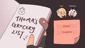 play Thoma'S Grocery List