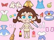 play Paint Doll Dress Up